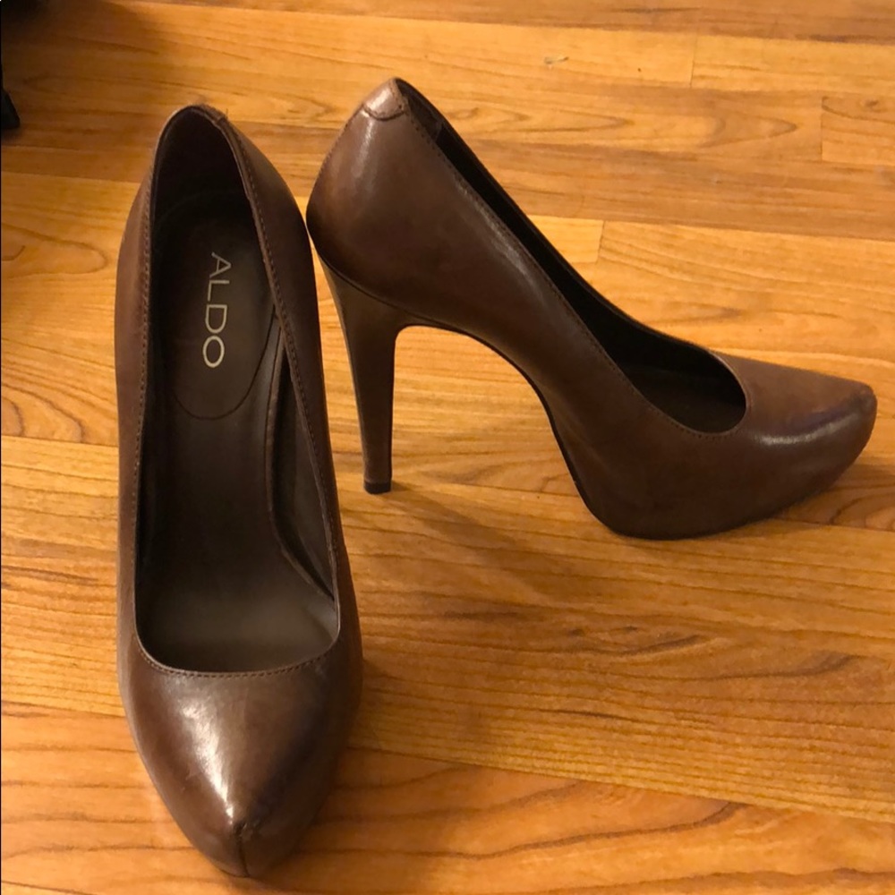 Brown ALDO heels